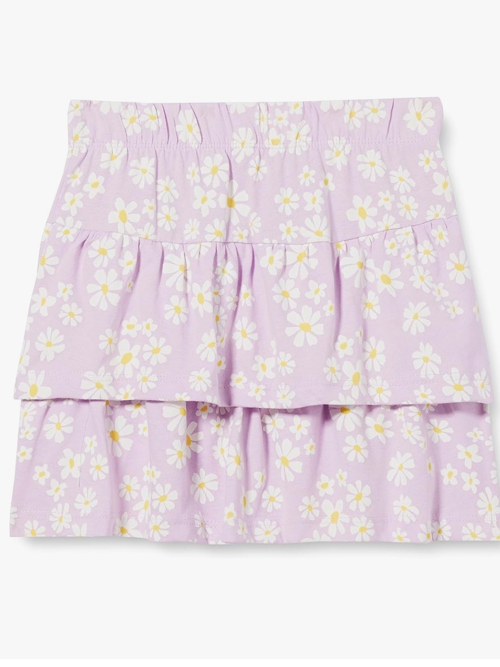 Jessica Simpson Lilac Daisy Tiered smocked Skirt size 10